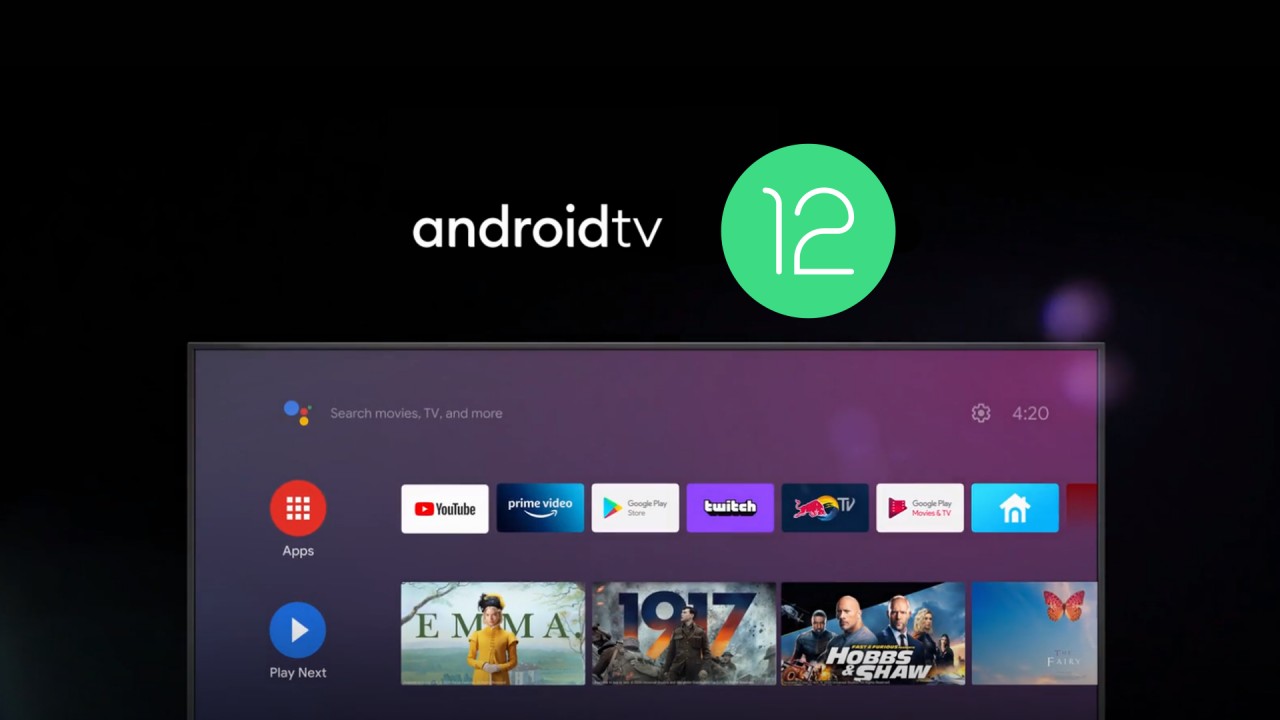 Android TV 12 появится на телевизорах в 'начале этого года' [Обновление]