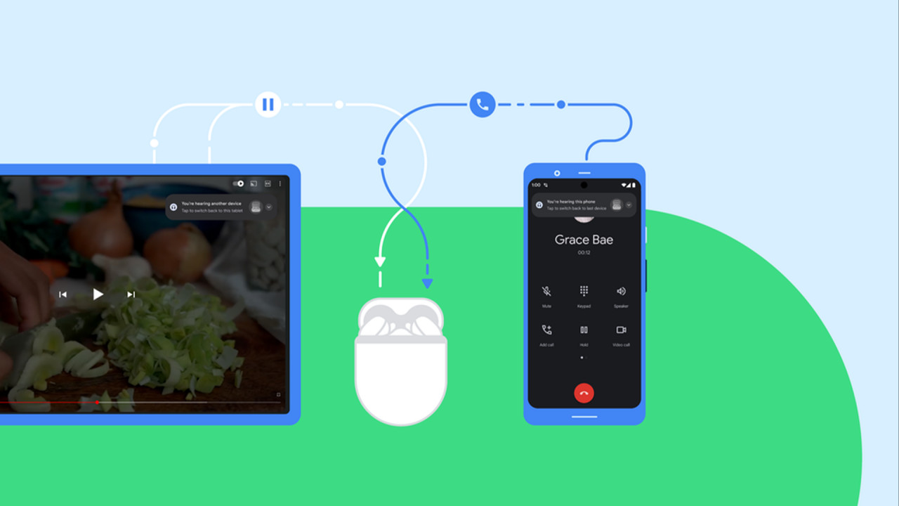 В Android появилась функция переключения аудио между устройствами по технологии Fast Pair,  начиная с Pixel Buds Pro